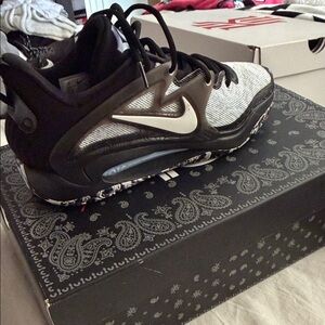 Nike Black and White KD 15  Sneakers